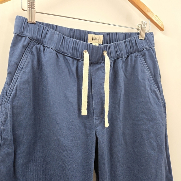 Pact Organic Daily Twill Crop Pants French Navy Blue - Picture 6 of 16